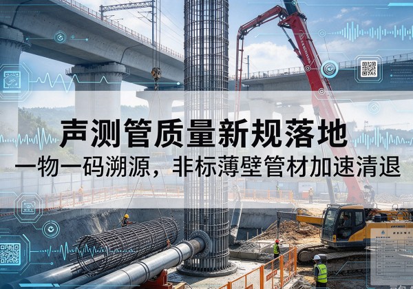 攸县声测管质量新规落地，一物一码溯源，非标薄壁管材加速清退